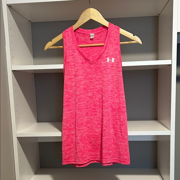 Under Armour Tops - Under Armour Heathered Pink Sleeveless Top*